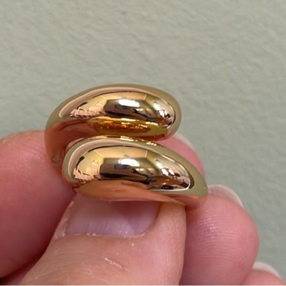 House Of Harlow 1960 14K Gold Plated Chunky Ring - Picture 4 of 8